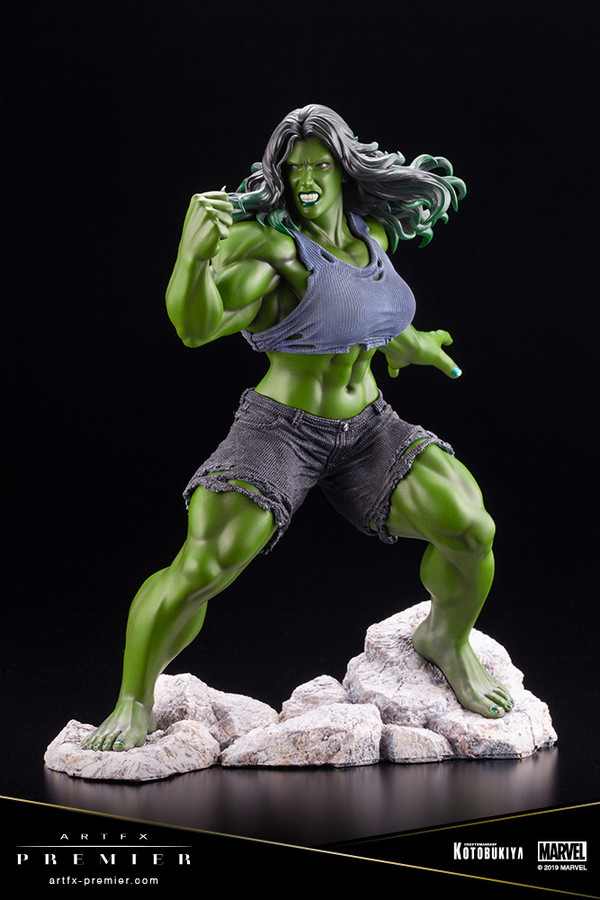 She-Hulk, Avengers, Kotobukiya, Pre-Painted, 1/10, 4934054010561